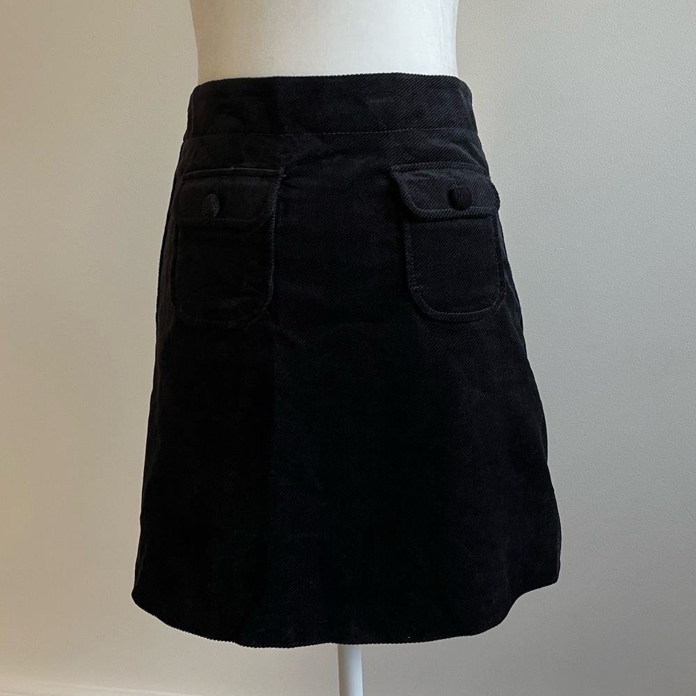 United Colors of Benetton black corduroy skirt
